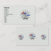 Visite Carte 2,0 de drapeau du Cuba (Devant / Derrière)