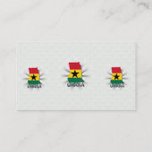 Visite Carte 2,0 de drapeau du Ghana (Dos)