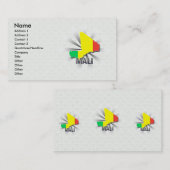 Visite Carte 2,0 de drapeau du Mali (Devant / Derrière)