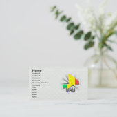 Visite Carte 2,0 de drapeau du Mali (Debout devant)