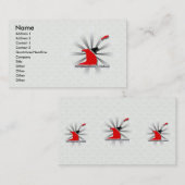 Visite Carte 2,0 de drapeau du Trinidad-et-Tobago (Devant / Derrière)