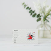 Visite Carte 2,0 de drapeau du Trinidad-et-Tobago (Debout devant)