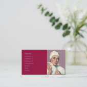 VISITE CARTE 2 DE PROFIL D'INFIRMIÈRE ++ (Debout devant)