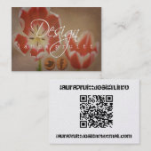 Visite Carte 3,5 de la conception QR par 2,5 (Devant / Derrière)