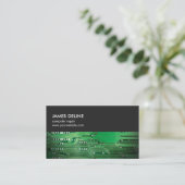 Visite Carte à circuit vert gris simple Réparation de l'o (Debout devant)