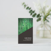 Visite Carte à circuit vert gris simple Réparation de l'o (Debout devant)