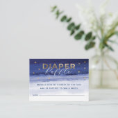 Visite Carte à insérer pour un tirage au sort de couches  (Debout devant)