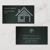 Visite Carte à la maison d'entreprise immobilière de (Devant / Derrière)