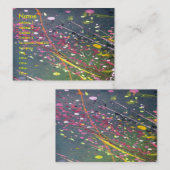 Visite Carte abstraite de profil (Devant / Derrière)