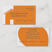 Visite Carte abstraite d'entreprise immobilière de (Devant / Derrière)