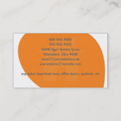 Visite Carte abstraite d'entreprise immobilière de (Dos)