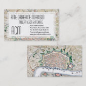 Visite Carte antique de la cartographie d'Anvers (Devant / Derrière)