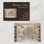 Visite Carte antique de l'Europe par Willem Jansz Blaeu, (Devant / Derrière)