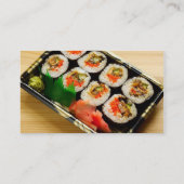 Visite Carte asiatique de restauration (Dos)