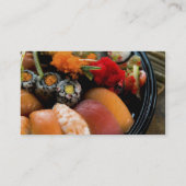Visite Carte asiatique de restauration (Dos)