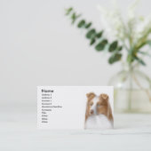 Visite Carte australienne de profil de berger (Debout devant)