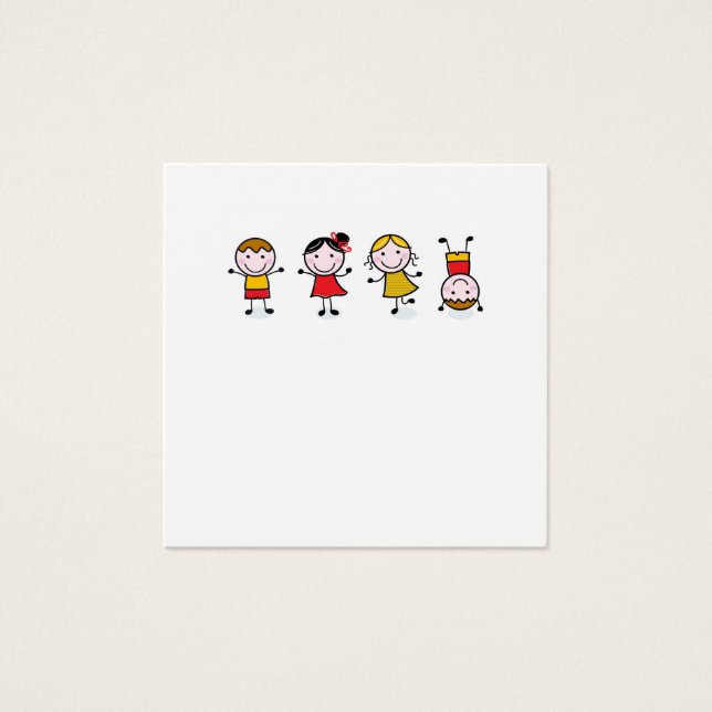 Visite carte avec saut Enfants (Devant)