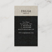 Visite Carte BG d'entreprise immobilière de cristaux de (Dos)