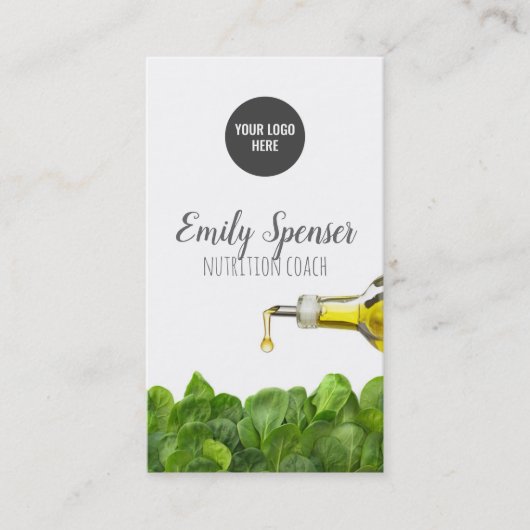 Visite Carte blanche de l'entraîneur de nutrition Feuille (Devant)