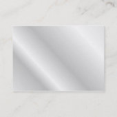 Visite Carte blanche de profil de piano (Dos)