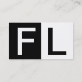 Visite Carte blanche noire attirante de profil de (Dos)