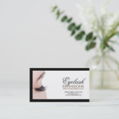 Visite Carte blanche simple de frontière noire de (Debout devant)