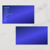 Visite Carte bleue de profil (Devant / Derrière)