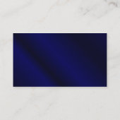 Visite Carte bleue de profil (Dos)