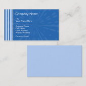 Visite Carte bleue de profil d'affaires de Deco (Devant / Derrière)