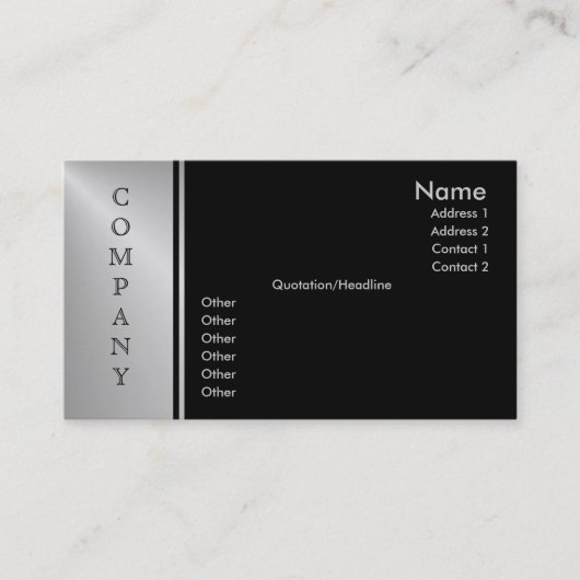 Visite Carte C-Professionnelle de profil (Devant)