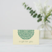 Visite Carte cadeau de cours de yoga (Debout devant)