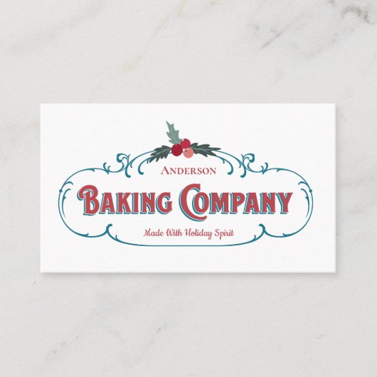Visite Carte cadeau de Noël Cookie Baking (Devant)
