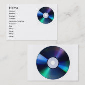 Visite Carte CD de profil (Devant / Derrière)