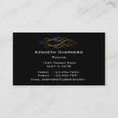 Visite Carte chrétienne de profil (Dos)