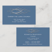 Visite Carte chrétienne de profil (Devant / Derrière)