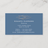 Visite Carte chrétienne de profil (Dos)