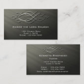 Visite Carte chrétienne de profil (Devant / Derrière)