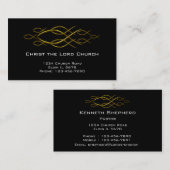 Visite Carte chrétienne de profil (Devant / Derrière)