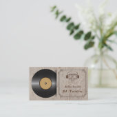 Visite Carte classique d'industrie musicale du DJ de (Debout devant)