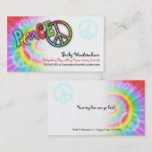 Visite Carte colorée de profil de PAIX (Devant / Derrière)