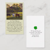 Visite Carte commémorative de la célébration de la prière (Devant / Derrière)