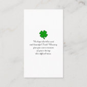 Visite Carte commémorative de la fête de la vie (Dos)