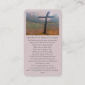 Visite Carte commémorative de peinture à l'huile de Saint (Devant)