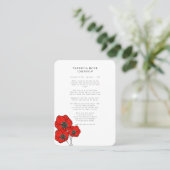 Visite Carte commémorative des funérailles de la photo Re (Debout devant)