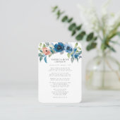 Visite Carte commémorative des funérailles de la photo Ro (Debout devant)