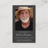 Visite Carte commémorative funéraire en Gris de Charcharb (Devant)