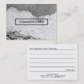 Visite carte commentaire mur de la ville (Devant / Derrière)