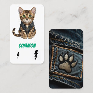 Visite Carte commune de collectionneur de chats punk - Re