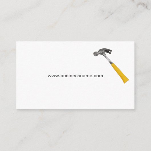 Visite Carte créative d'entreprise de construction de mur (Dos)