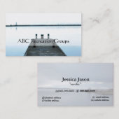 Visite carte d'affaires de loisirs (Devant / Derrière)